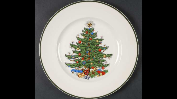 Cuthbertson Christmas China-Dinner Plate 11 inch