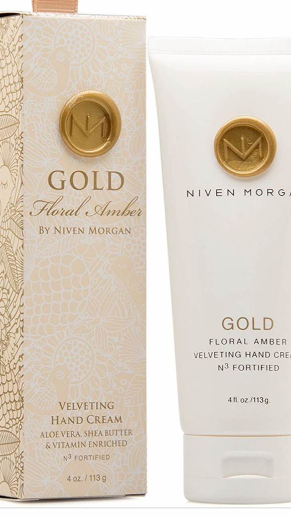 Niven Morgan-Hand Cream-Gold 4 oz