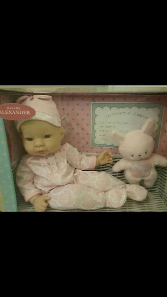 Madame Alexander MIddleton Doll Newborn Baby Pink Cloud