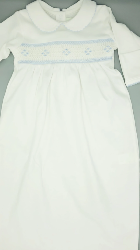 Baby Threads-Argyle Daygown