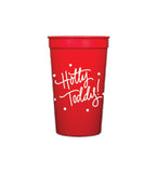 Hotty Toddy! | Game Day Cups & Napkins (All) : STADIUM Cups - RED & BLUE (4 red + 4 blue = 8 per pack)
