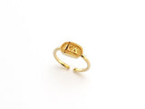 Kappa Sorority Gold Plated Greek Oval Ring