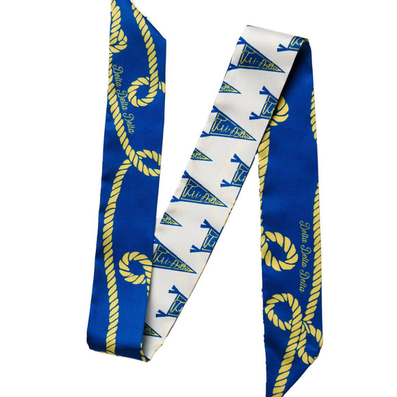 Tri Delta Sorority Skinny Scarf