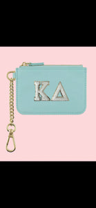 Kappa Delta Sorority Card Wallet Key Chain