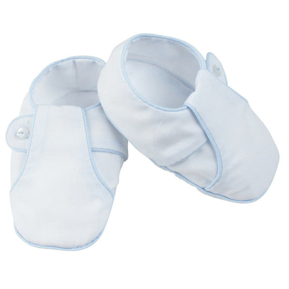 Feltman Brothers-Boys t Strap Booties-Boys-white,blue/white, and blue-)/3, 6/9