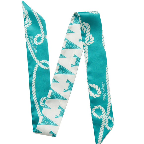 Kappa Delta  Sorority Skinny Scarf