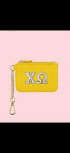 Chi-O Sorority Card Wallet Key Chain