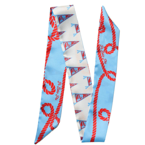 Pi Phi Sorority Skinny Scarf