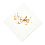 Oh Baby! | Baby Cups & Napkins (ALL): NAPKINS | Baby BLUE (25 per package)