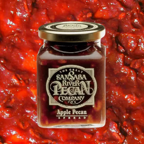 The Great San Saba River Pecan Company-Apple Pecan Preserves-Large-11 oz