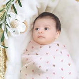 Stephan Baby Heart Bamboo Blanket