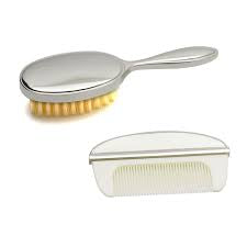 Stephan Baby Silver Brush and Comb