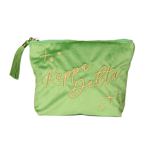 Kappa Delta Sorority Velvet Vegas Bag