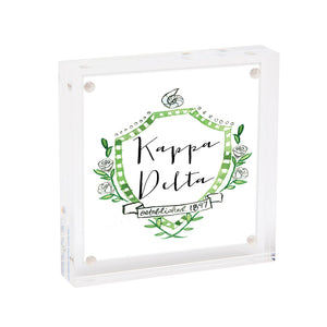 Kappa Delta Sorority Motif Framed Print