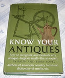 Know Your Antiques Book by Ralph and Terry Kovel-Vintage
