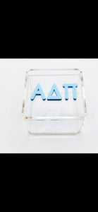 ADPi Sorority Small Acrylic Pin Box