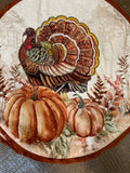 Turkey Round Sequin Placemats
