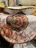 Turkey Round Sequin Placemats