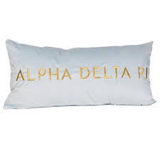 ADPI Sorority Velvet Lumbar Pillow