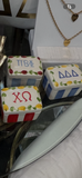 Alpha Chi Omega Sorority Pottery Medium Heart Pin Box