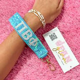 Pi Phi Sequin Wristlet