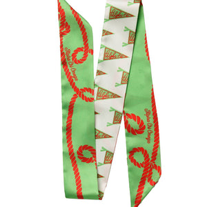 Alpha Chi Omega Sorority Skinny Scarf