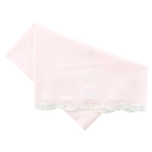 Feltman Brothers-Girls Embroidered Receiving Blanket pink or white-GIrls