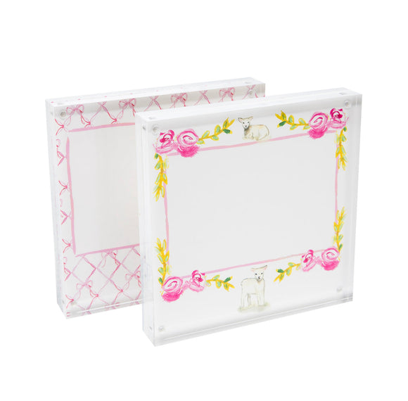 Acrylic Block Bow Frame