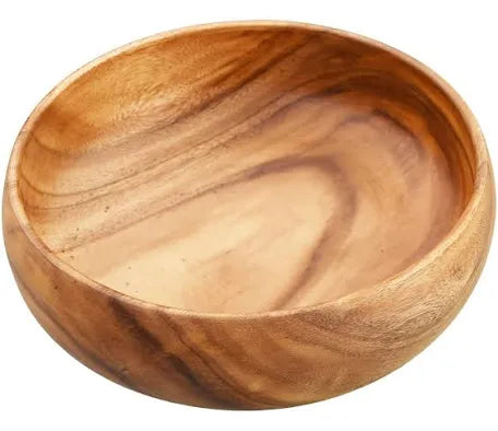 Flora’s Designs Wooden Salad Bowl