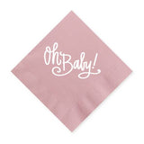 Oh Baby! | Baby Cups & Napkins (ALL): NAPKINS | Baby BLUE (25 per package)