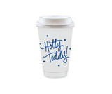 Hotty Toddy! | Game Day Cups & Napkins (All) : STADIUM Cups - RED & BLUE (4 red + 4 blue = 8 per pack)