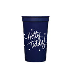 Hotty Toddy! | Game Day Cups & Napkins (All) : STADIUM Cups - RED & BLUE (4 red + 4 blue = 8 per pack)