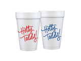 Hotty Toddy! | Game Day Cups & Napkins (All) : STADIUM Cups - RED & BLUE (4 red + 4 blue = 8 per pack)