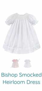 Petit Ami-Bishop Smocked Heirloom Dress