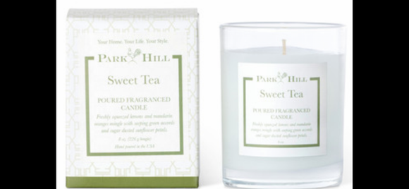 Park Hill Candle-Sweet Tea-Poured Boxed Candle -8 oz