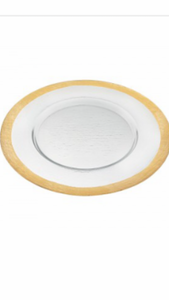 Badash-Goldedge 13" round platter/charger