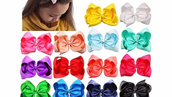 UNTOLD DESIGNS HAIRBOWS-6 inch solid