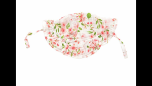 Angel Dear-Cherry Blossom Ruffle Muslin Sunhat 12-24 m