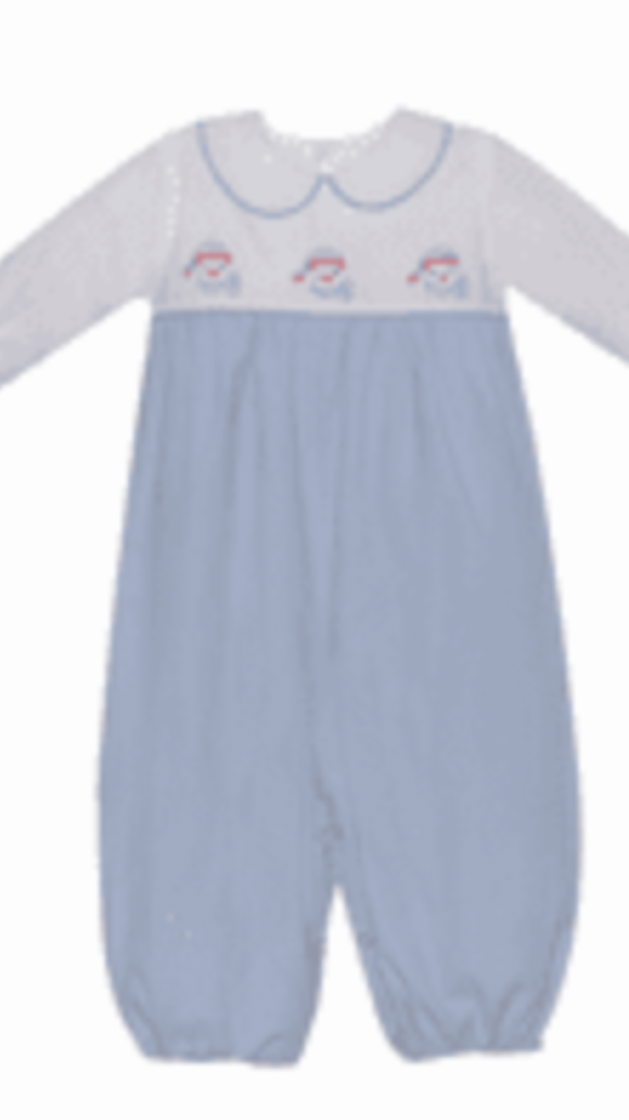 Remember Nguyen-Snowman Boy Long Romper-24 M