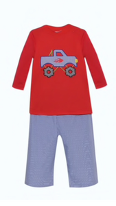 Phoenix and Ren-Race Car Pant Set-3T, 4T