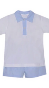 Remember Nguyen-Polo Short Set Blue 24M