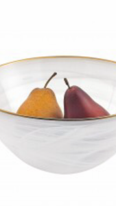 Badash-Goldedge Oval Bowl 12 x 8