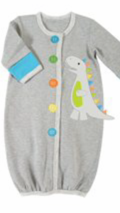 Stephan Baby-Stripe Dino Gown 0-6 month