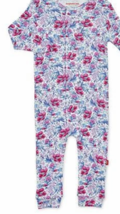 Magnetic Me-Darlington Floral Organic Cotton Magnetic Coverall -6-9 m