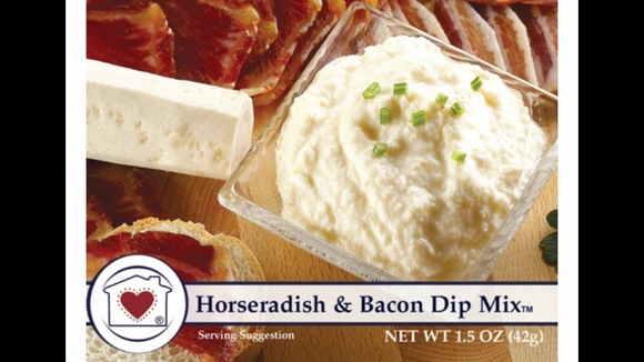 Country Home Creations Horseradish and Bacon  Dip