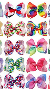 UNTOLD DESIGNS HAIRBOWS-6 inch