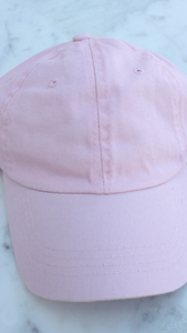 The Royal Standard-Baseball Hat One SIze White, Pink, Gray