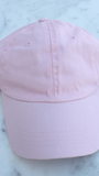 The Royal Standard-Baseball Hat One SIze White, Pink, Gray