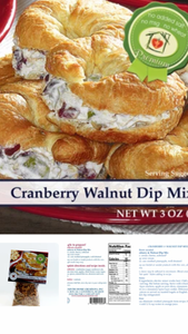 Country Home Creations Cranberry and Walnut Dip