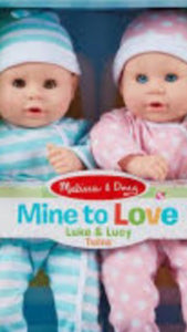 Melissa and Doug-Mine to Love- Luke and Lucy Twins